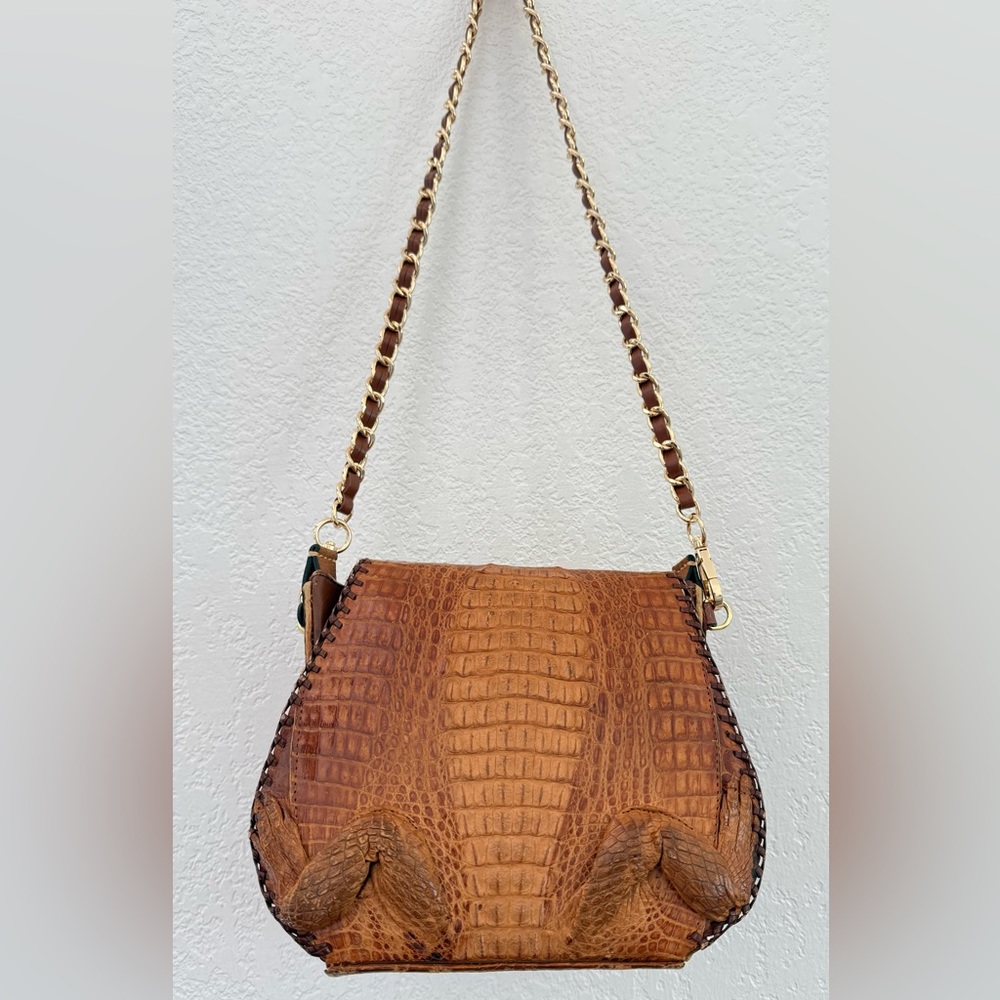 Vintage Cuban Genuine Alligator Purse (1950s) - Picture 8 of 12